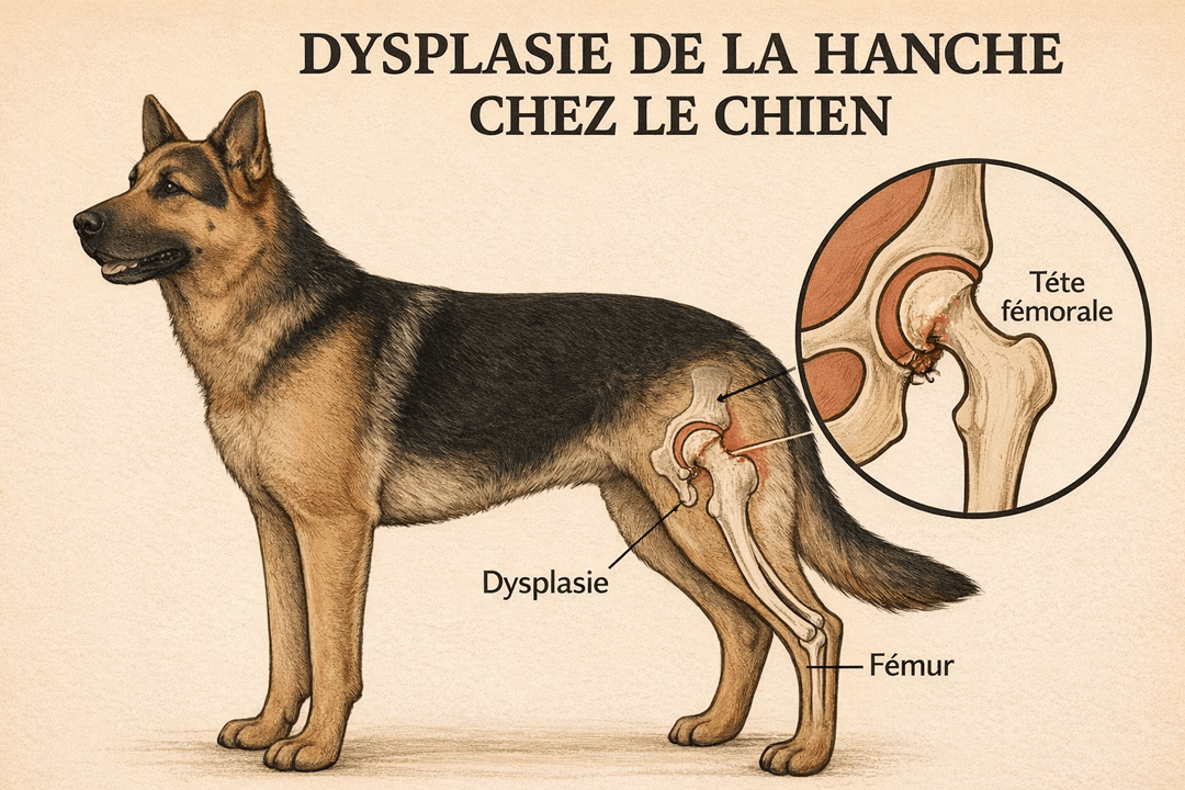 CVA : Dysplasie de la hanche chez un berger allemand
